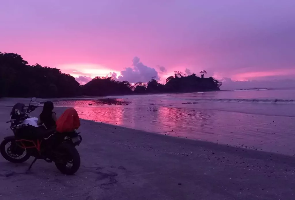 Sunrise at Punta Leona Beach, Costa Rica.