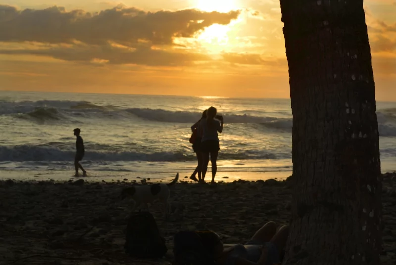 Santa Teresa Beach sunset Costa Rica