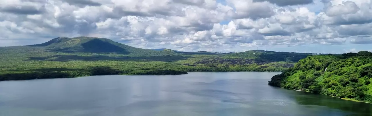a view of a river in nicaragua